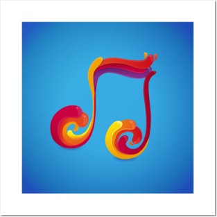 Musical Note Posters and Art
